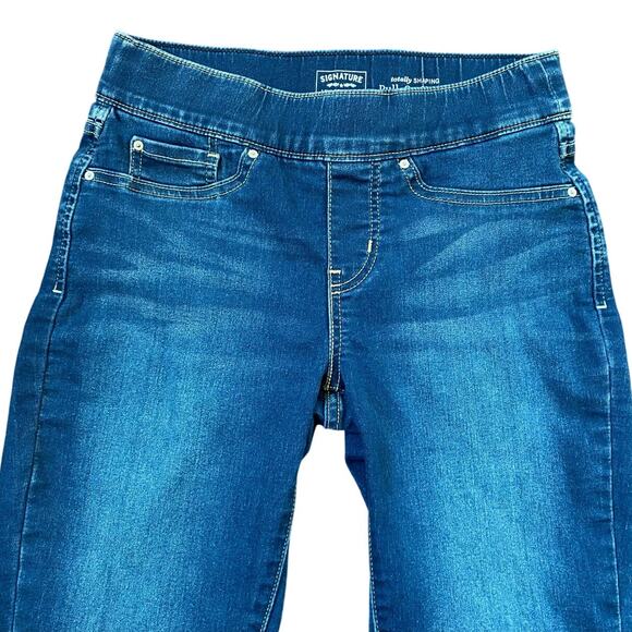 Levis Women's Signature Totally Shaping Pull On Skinny Blue Denim 4M W27/L30 - Picture 11 of 15